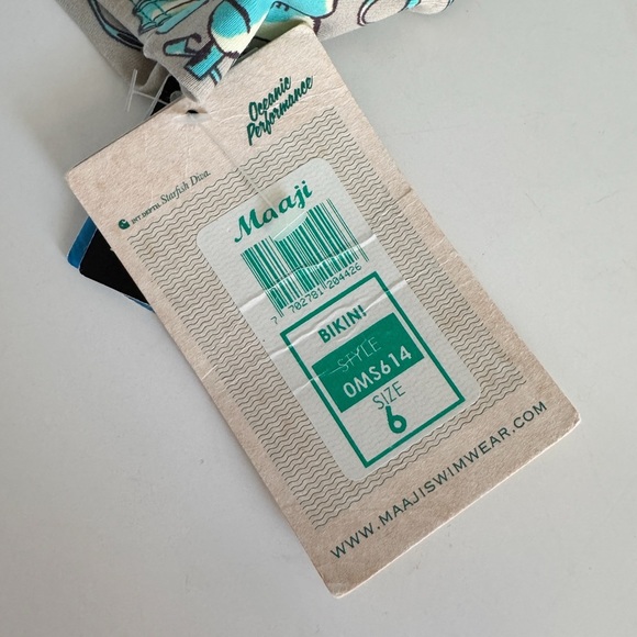 New! MAAJI • Bias Splash Bikini Top - Picture 12 of 14